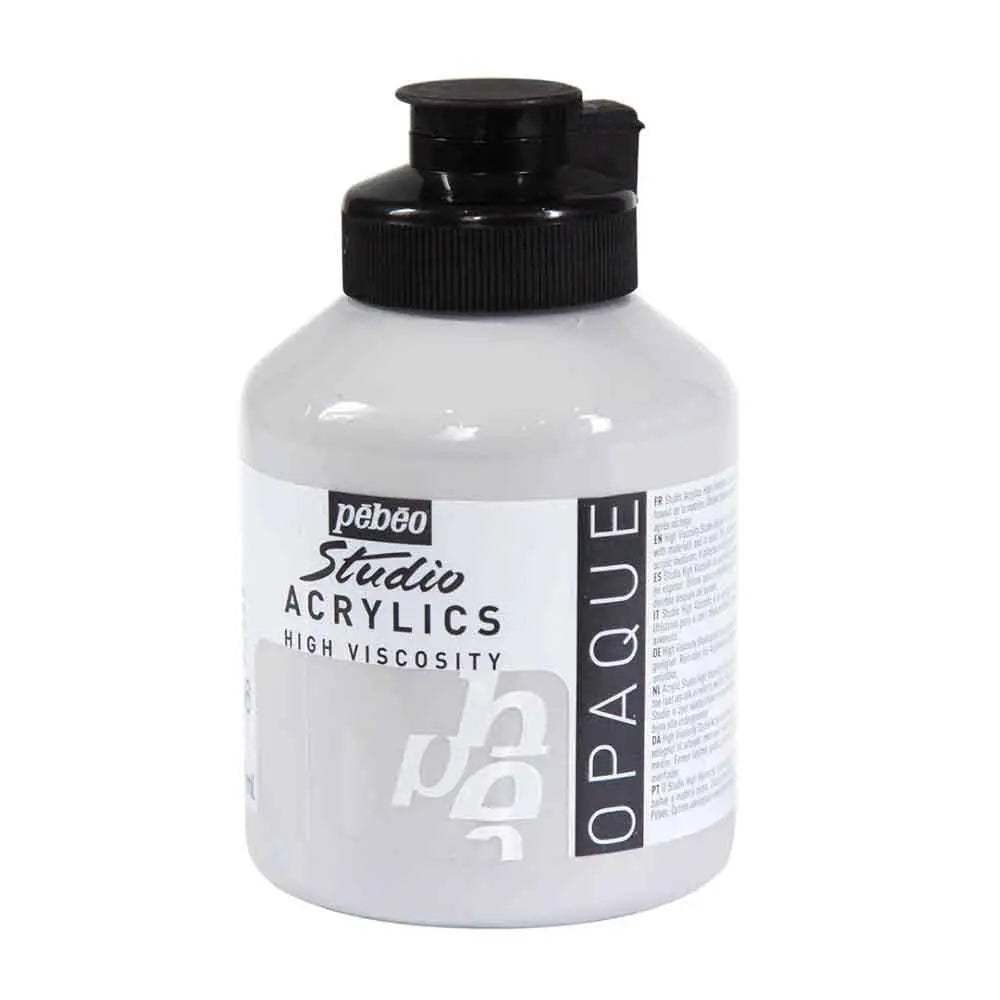 Pebeo Studio Iridescent Acrylic Paints / Colours High Viscosity 500ml (Loose) Pebeo